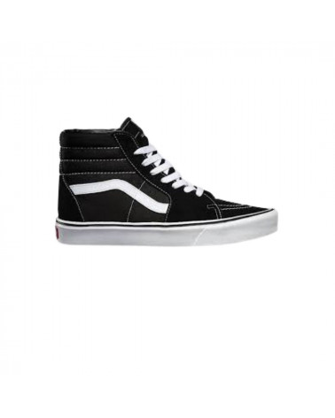 Chaussures SK8 HI Vans, couleur noire et signe Vans blanc, shop New Surf à Dinan, Bretagne