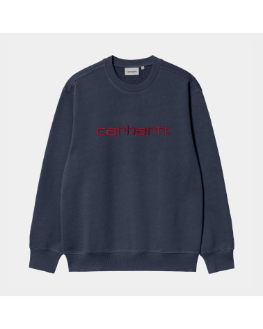 Sweat Crew Carhartt Wip, shop New Surf à Dinan, Bretagne