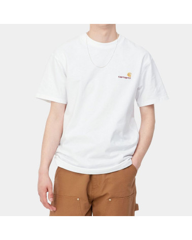 T-Shirt American Script Carhartt Wip, shop New Surf à Dinan, Bretagne